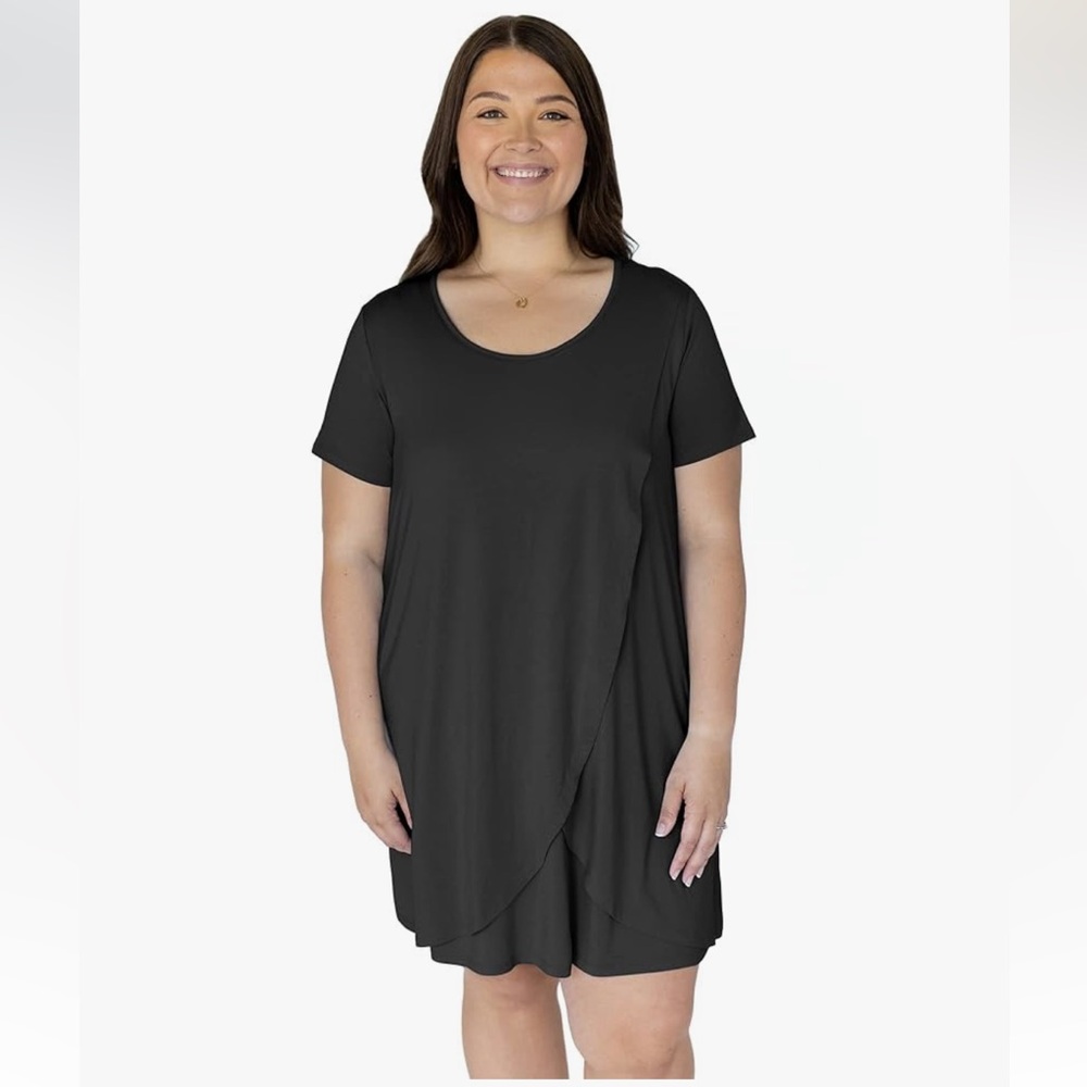 Kindred Bravely Tulip Hem Maternity & Nursing Nightgown Breastfeeding Nightgown - Picture 2 of 12